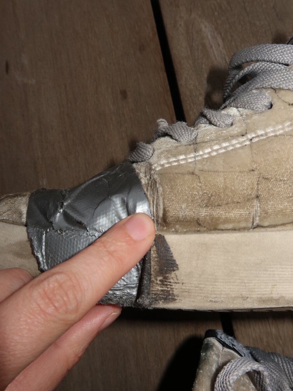 RARE Men's Golden Goose Duct Tape Stardan Sneakers US 10.5 / EU 43 - Picture 4 of 10